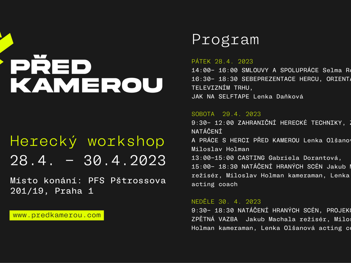 Herecký workshop 04/2023